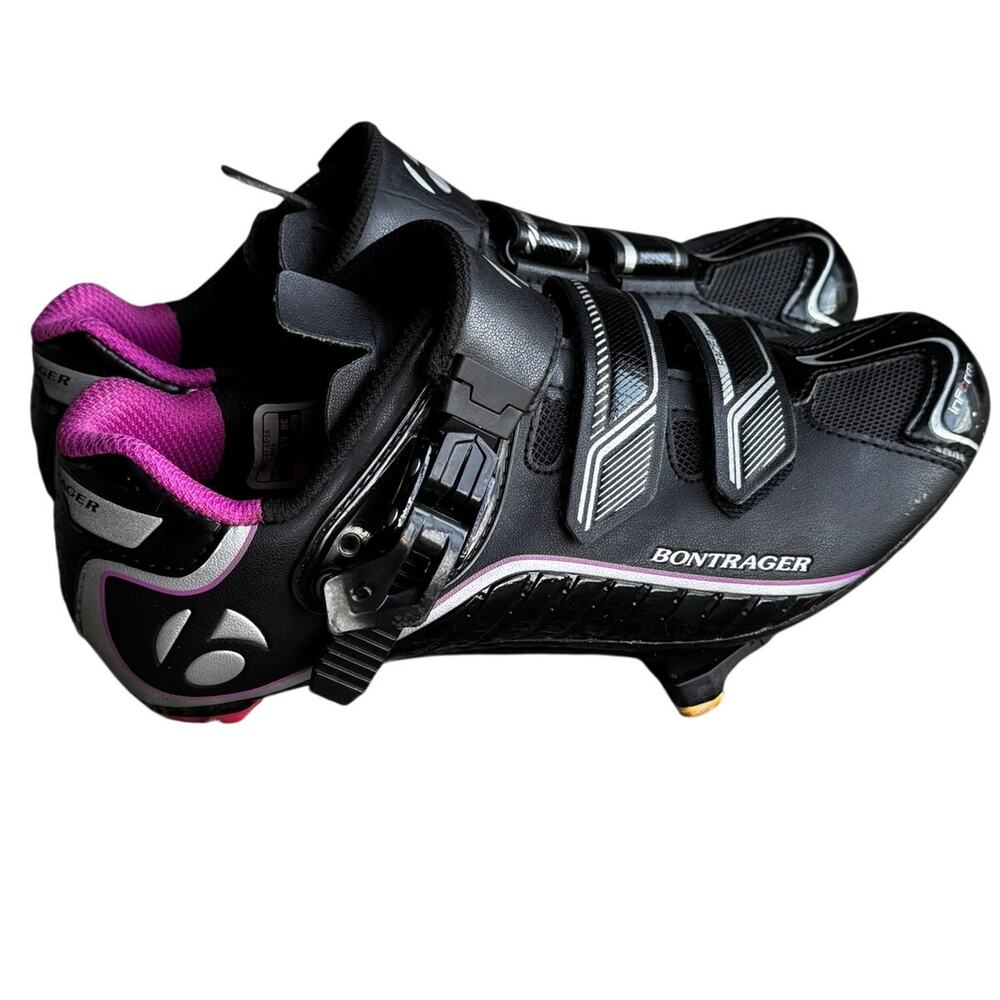 Bontrager Race DLX WSD Women’s Road Cycling Shoes Black Purple Size 6.5 - Picture 3 of 8